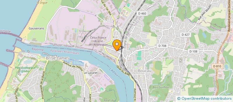 localisation de l'entreprise SCI BATARD  BOUCAU