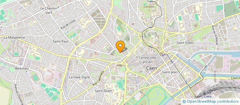 localisation de l'entreprise SCI BATAVIA à CAEN
