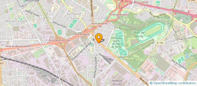 localisation de l'entreprise SCI BATAY  VENISSIEUX