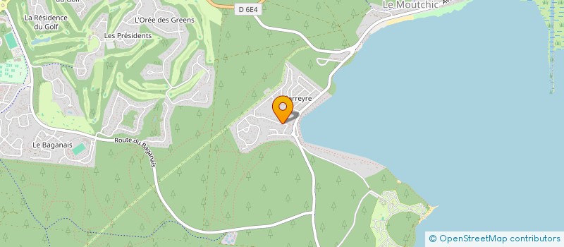 localisation de l'entreprise SCI BATCHE  LACANAU