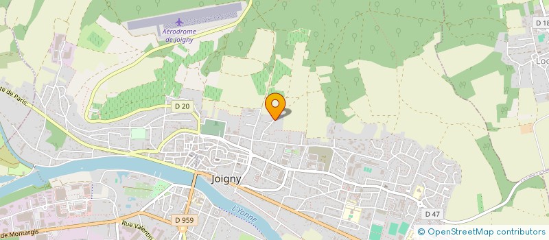 localisation de l'entreprise SCI BATEAP à JOIGNY