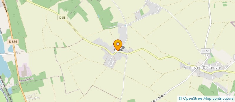 localisation de l'entreprise SCI BATEAU  VILLIERS-EN-DESUVRE