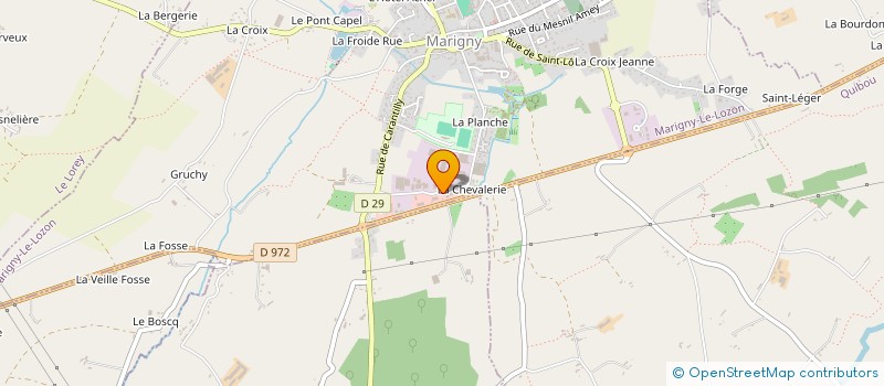 localisation de l'entreprise SCI BATEC  MARIGNY-LE-LOZON