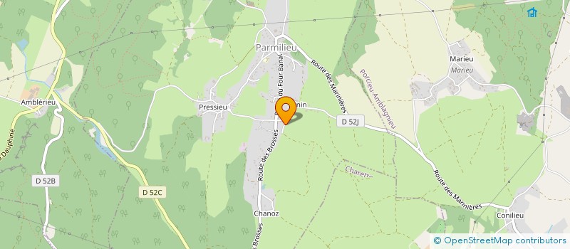 localisation de l'entreprise SCI BATEIA  PARMILIEU