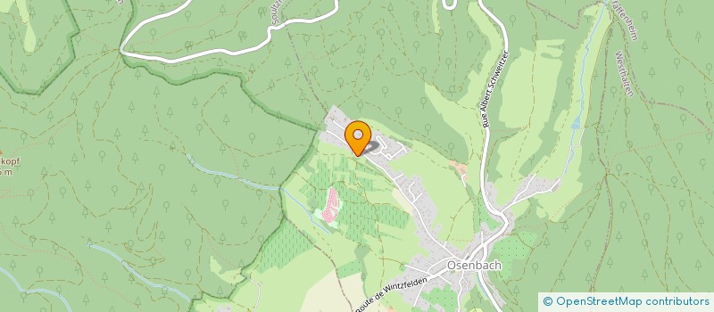 localisation de l'entreprise SCI BATEK  OSENBACH