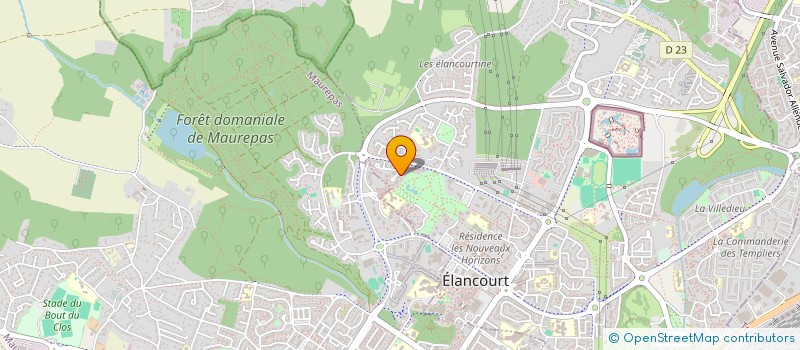 localisation de l'entreprise SCI BATELO  ELANCOURT