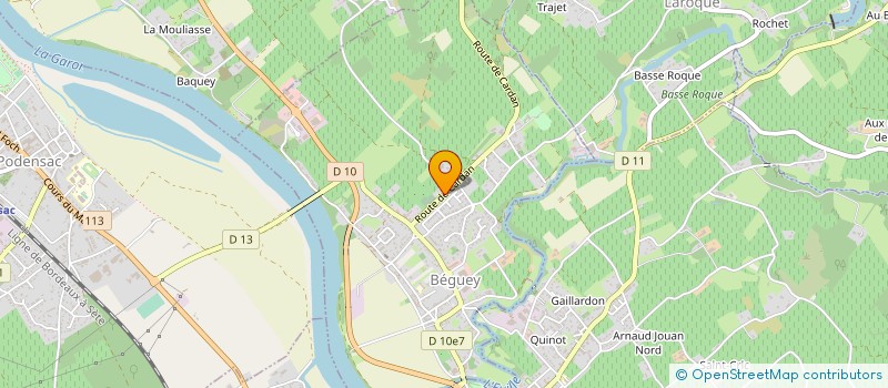 localisation de l'entreprise SCI BATEMMA  BEGUEY