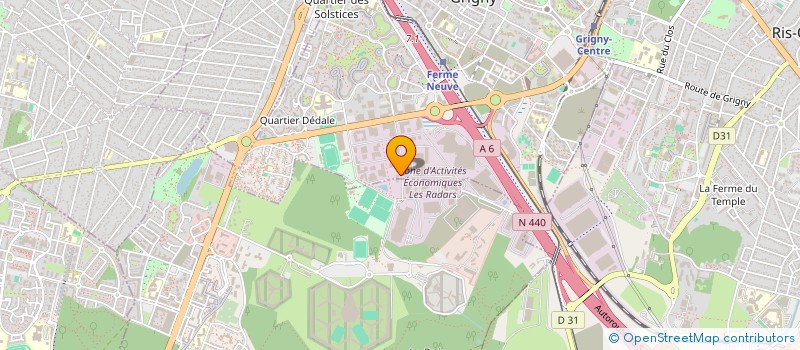 localisation de l'entreprise SCI BATERA  GRIGNY