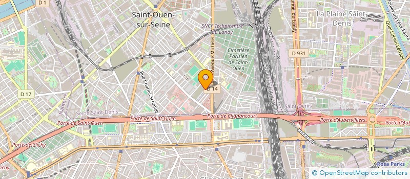 localisation de l'entreprise SCI BATES ONE à SAINT-OUEN-SUR-SEINE