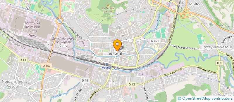 localisation de l'entreprise SCI BATGAY à VESOUL