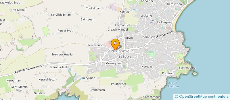 localisation de l'entreprise SCI BATHELIER  PLOUGONVELIN