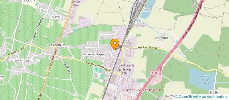 localisation de l'entreprise SCI BATHICENT  GEVREY-CHAMBERTIN