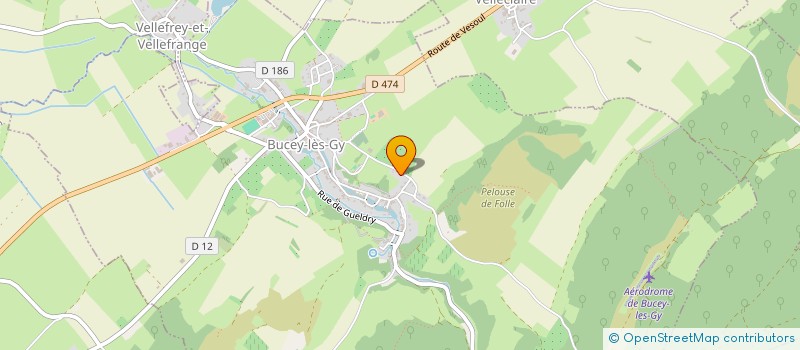 localisation de l'entreprise SCI BATI 2000  BUCEY-LES-GY