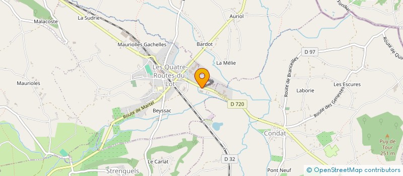 localisation de l'entreprise SCI BATI  SAINT-GERMAIN-DU-PUCH