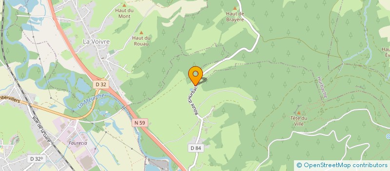 localisation de l'entreprise SCI BATI CENTER à SAINT-DIE-DES-VOSGES