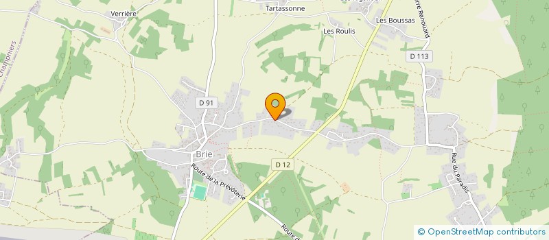 localisation de l'entreprise SCI BATI RENOV à BRIE