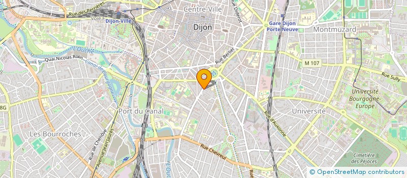 localisation de l'entreprise SCI BATI SEURRE à DIJON