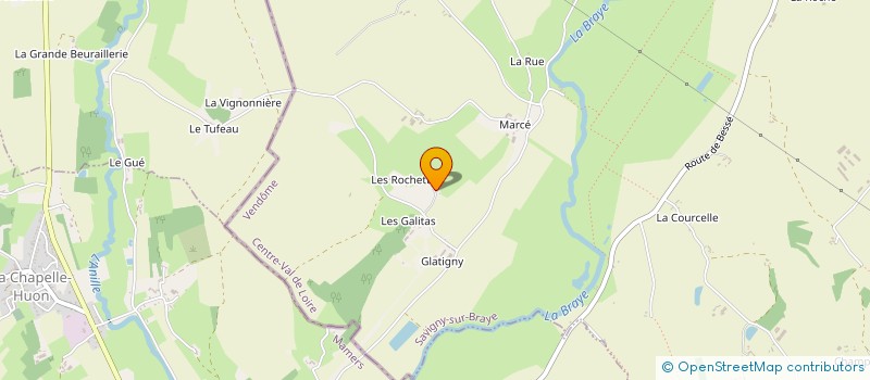 localisation de l'entreprise SCI BATIAYE  SAVIGNY SUR BRAYE