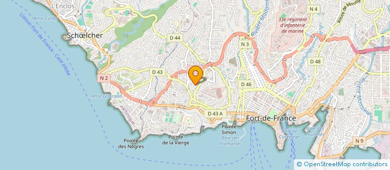 localisation de l'entreprise SCI BATIBEN  FORT-DE-FRANCE