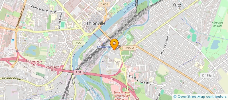 localisation de l'entreprise SCI BATIBIEN à THIONVILLE