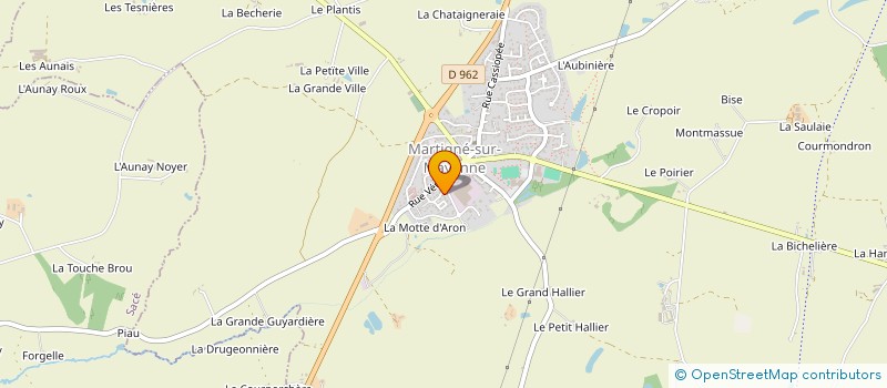 localisation de l'entreprise SCI BATIBRAULT  MARTIGNE-SUR-MAYENNE