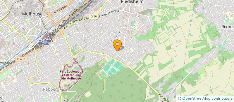 localisation de l'entreprise SCI BATIC 1  RIEDISHEIM