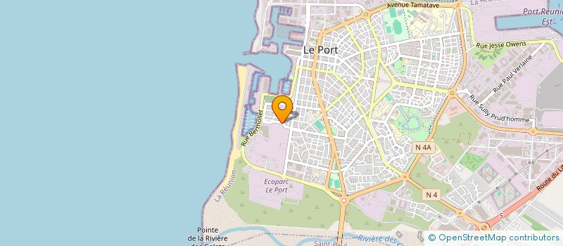 localisation de l'entreprise SCI BATICADRE à LE PORT