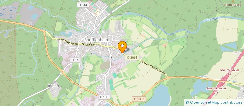 localisation de l'entreprise SCI BATICAR  SOUFFLENHEIM