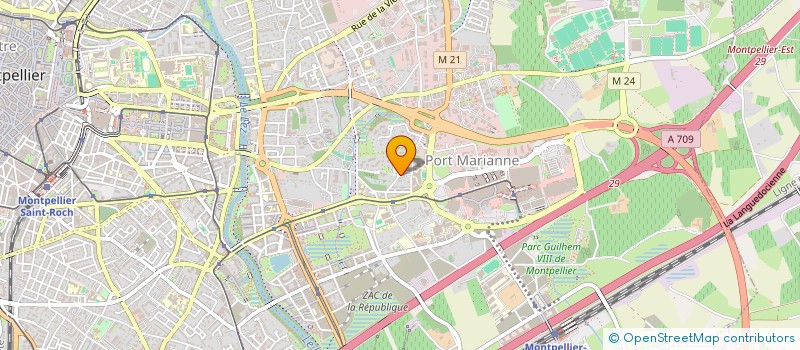 localisation de l'entreprise SCI BATICHOL  MONTPELLIER