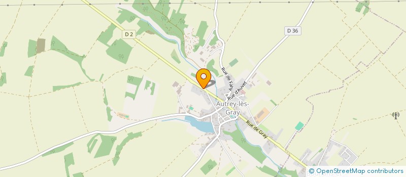 localisation de l'entreprise SCI BATICOM  AUTREY-LES-GRAY