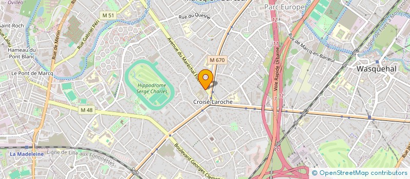 localisation de l'entreprise SCI BATICOT à MARCQ-EN-BARŒUL