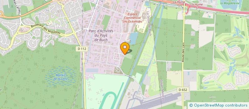 localisation de l'entreprise SCI BATIDEAL  LA TESTE-DE-BUCH