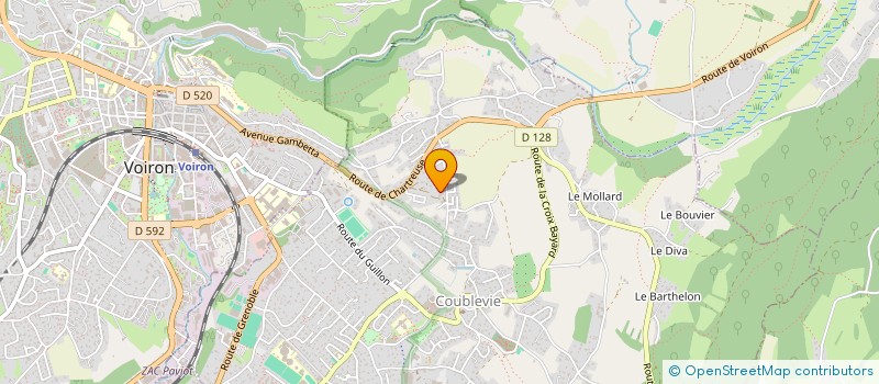 localisation de l'entreprise SCI BATIDOU  COUBLEVIE