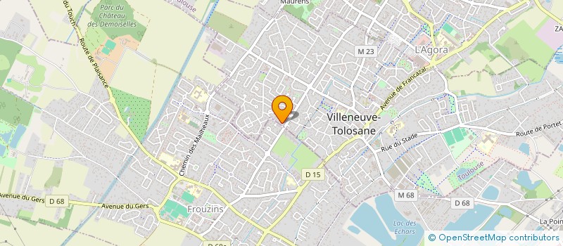 localisation de l'entreprise SCI BATIFACE à VILLENEUVE-TOLOSANE