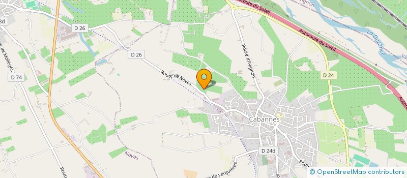 localisation de l'entreprise SCI BATIGNOLLE  CABANNES