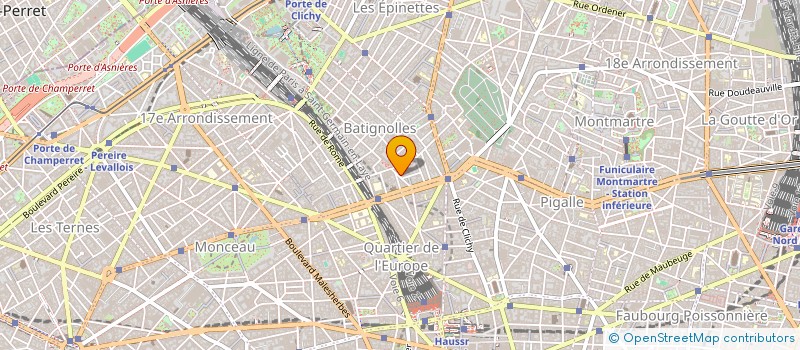 localisation de l'entreprise SCI BATIGNOLLES DIX  PARIS