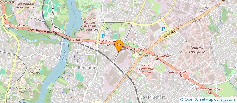 localisation de l'entreprise SCI BATIGNOLLES IMMOBILIER à NANTES