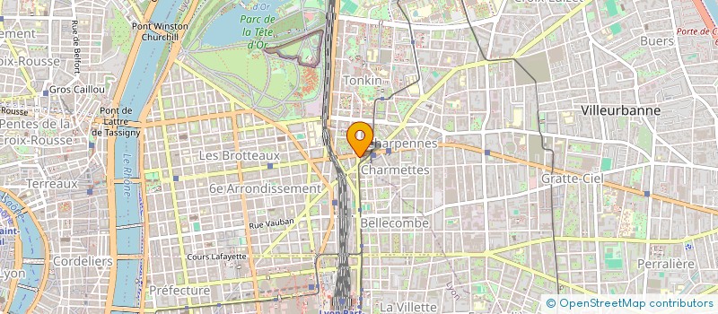 localisation de l'entreprise SCI BATIGONE  LYON