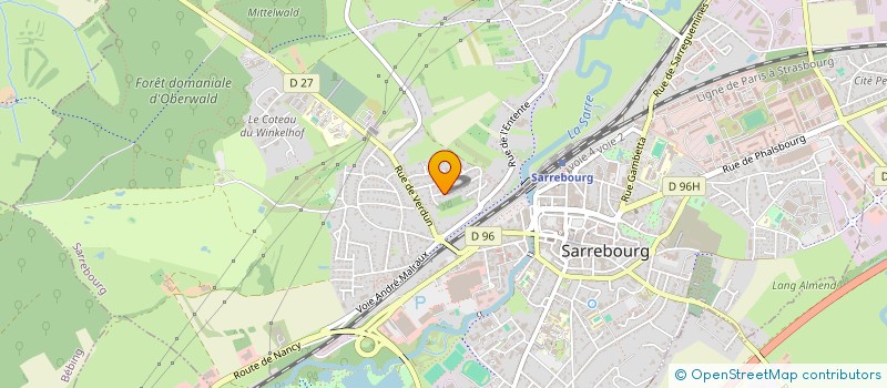 localisation de l'entreprise SCI BATILEBRUN à SARREBOURG