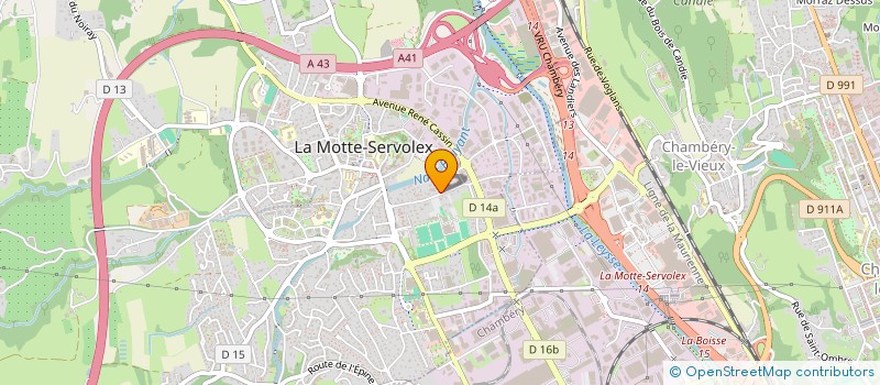 localisation de l'entreprise SCI BATILOC  LA MOTTE-SERVOLEX