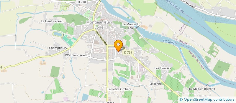 localisation de l'entreprise SCI BATILOC à MAUGES-SUR-LOIRE
