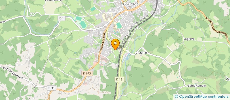 localisation de l'entreprise SCI BATILU  GOURDON