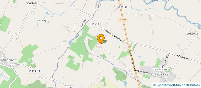 localisation de l'entreprise SCI BATIMA  MONTETON