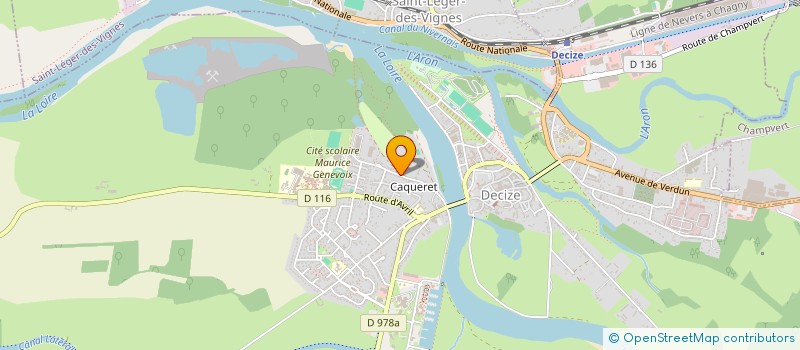 localisation de l'entreprise SCI BATIMAITRE à DECIZE