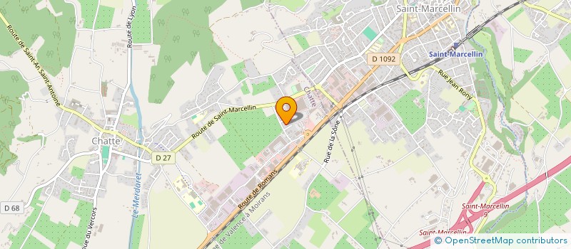 localisation de l'entreprise SCI BATIMENT  CHATTE