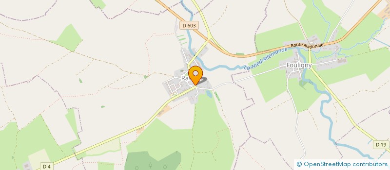 localisation de l'entreprise SCI BATIMENT BIENVENUE  RAVILLE