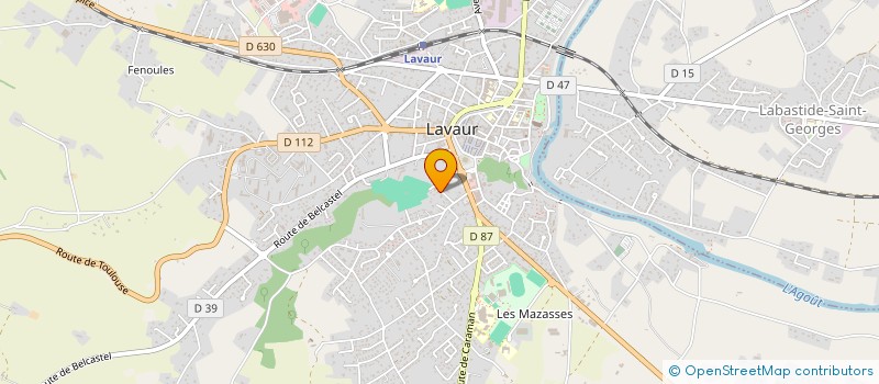 localisation de l'entreprise SCI BATIMENT CDD  LEZIGNAN-CORBIERES