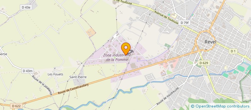 localisation de l'entreprise SCI BATIMENT DE LA POMME  REVEL