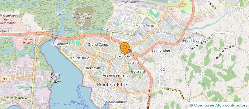 localisation de l'entreprise SCI BATIMENT DU GAEL à LES ABYMES