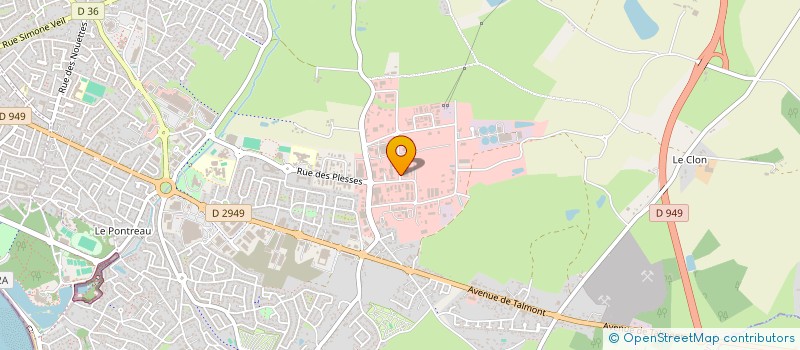 localisation de l'entreprise SCI BATIMENT DU LITTORAL à LES SABLES-D'OLONNE